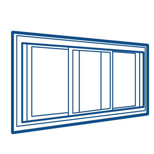 700 3-Lite Single Slider Window