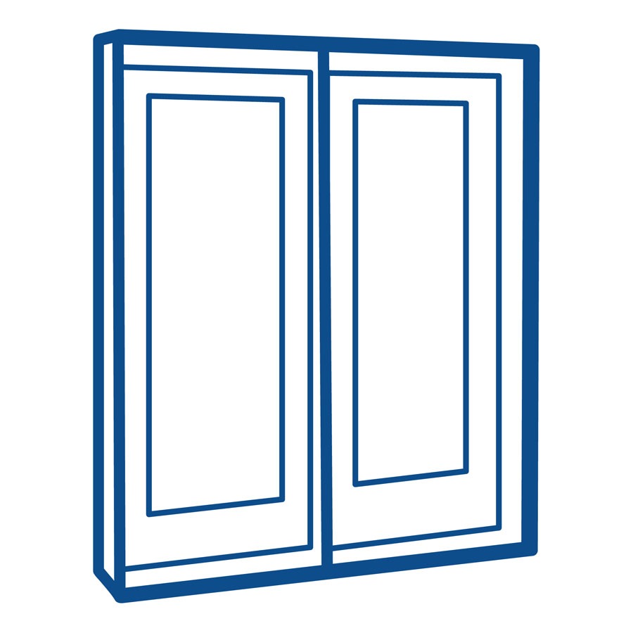 Euro French Door Euro French patio door by Minnkota Windows with wide elegant openings