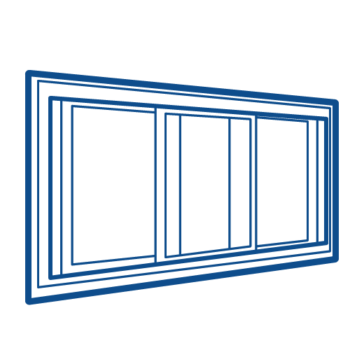 700 3-Lite Single Slider Window